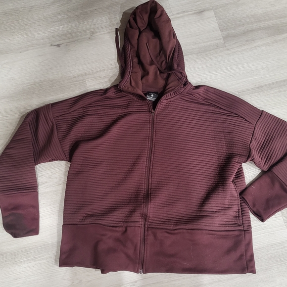 Nike Women's Burgundy Hoodie - Picture 2 of 3